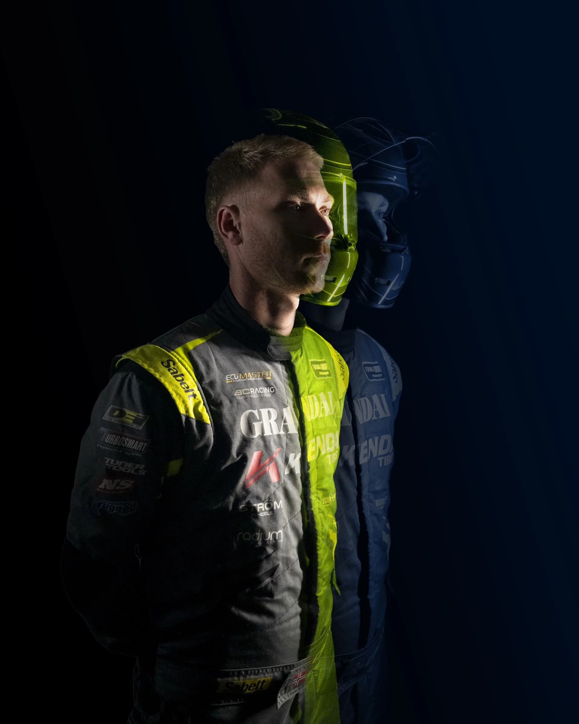 Editorial motorsport portrait